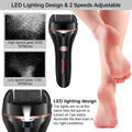 Revitalize Your Feet with the Electric Foot File Callus Remover - Rechargeable Pedicure Kit with 3 Roller Heads and 2 Speed Settings for Smooth, Soft Skin