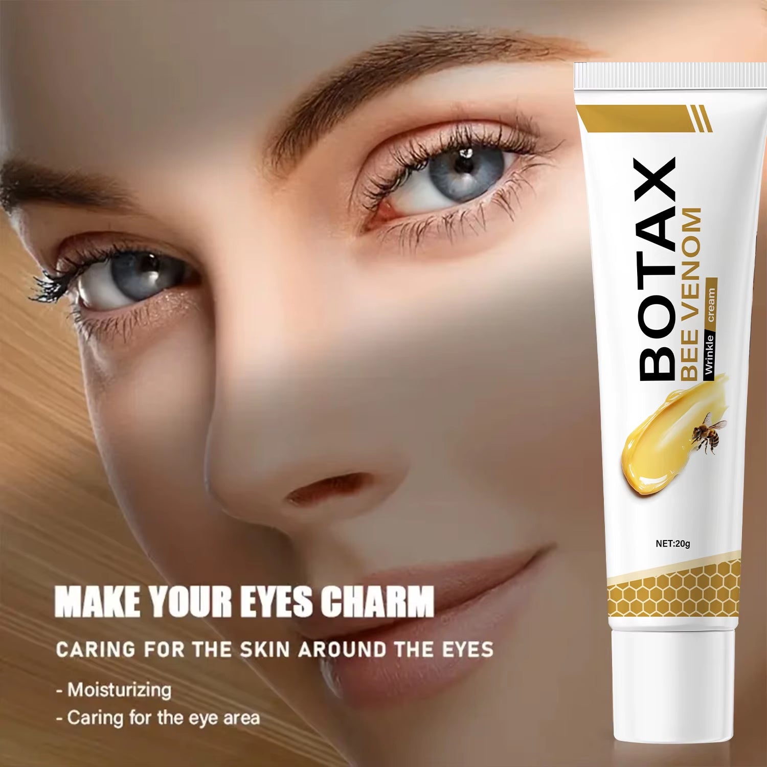 Revitalize Your Eyes with Botax Bee Venom Eye Cream - Lightweight, Hydrating Formula for Smooth, Youthful Skin