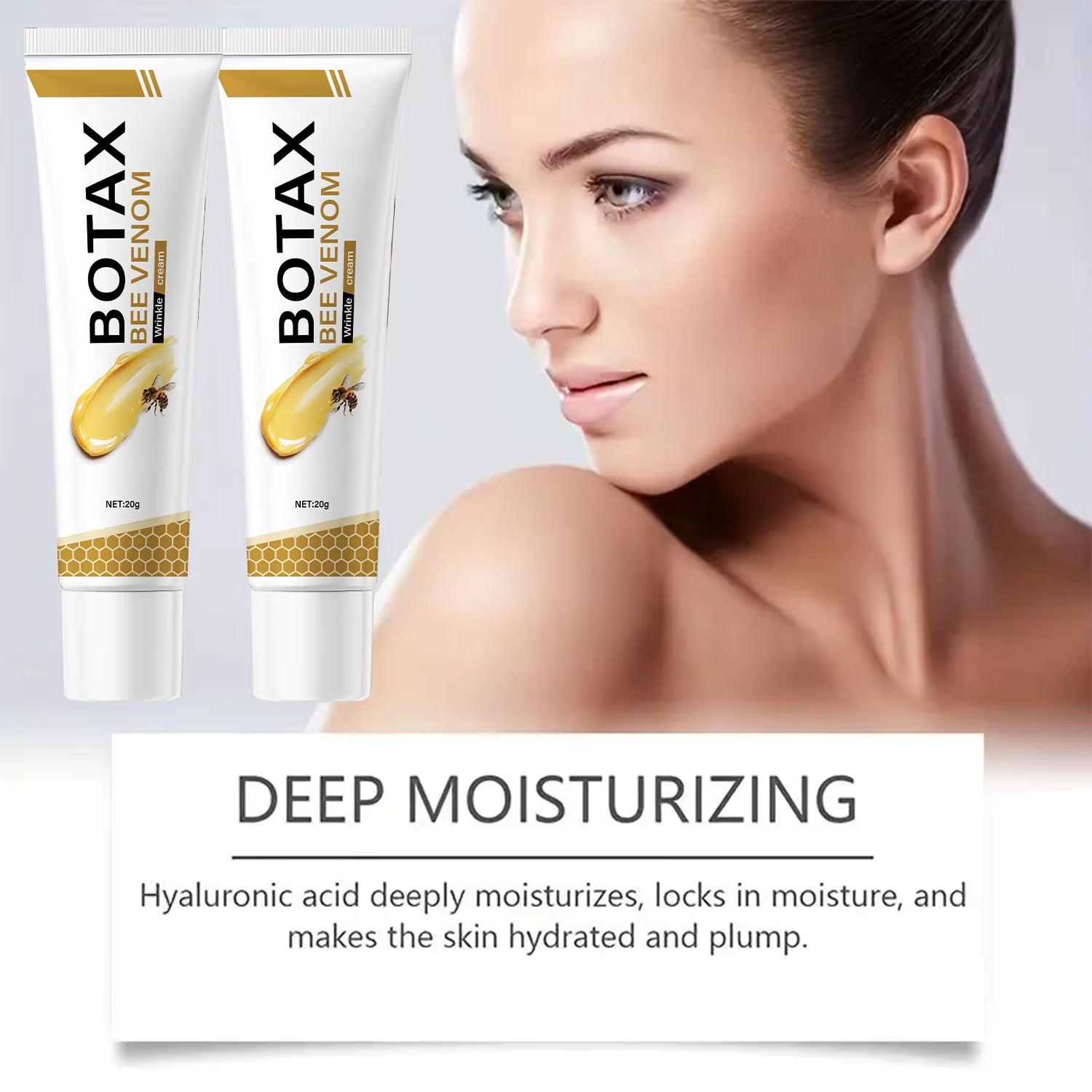 Revitalize Your Eyes with Botax Bee Venom Eye Cream - Lightweight, Hydrating Formula for Smooth, Youthful Skin