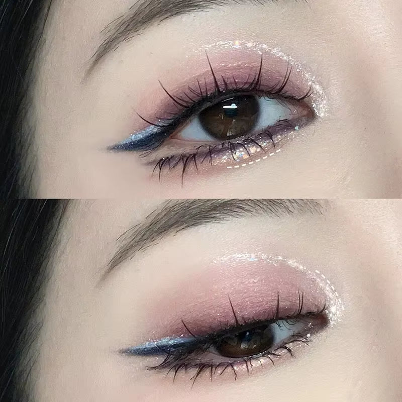 Unleash Your Inner Artist with the 9-Color Dark Punk Smoked Eyeshadow Palette – Vibrant Black, Purple, and Earthy Hues for Stunning Makeup Looks!