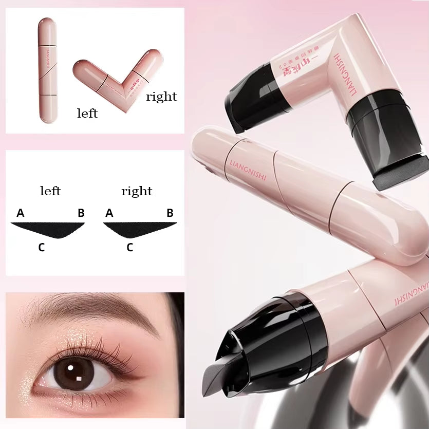 Transform Your Eye Makeup with the Ultimate Dual-Tip Waterproof Eyeliner Stamp - Effortless Winged Perfection!