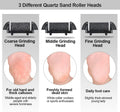Revitalize Your Feet with the Electric Foot File Callus Remover - Rechargeable Pedicure Kit with 3 Roller Heads and 2 Speed Settings for Smooth, Soft Skin