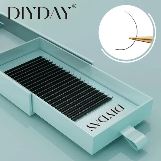 Elevate Your Look with 16 Rows of Luxurious Mink Lashes - Individual Natural False Eyelashes with B C CC D DD Curl for Stunning Eyelash Extensions