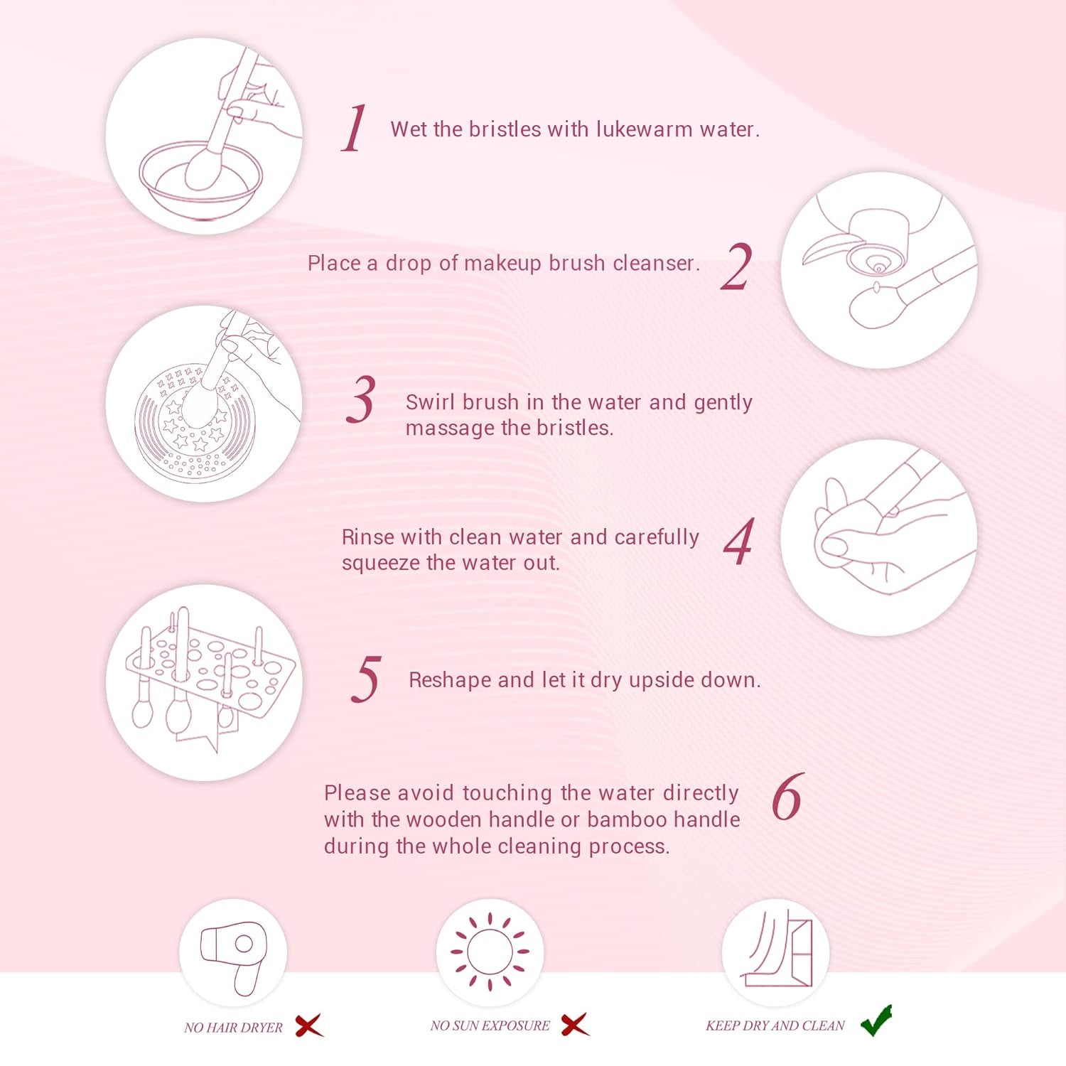 Elevate Your Eye Makeup Game with the 15-Piece Professional Makeup Brushes Set - Luxurious Wood Handles & Ultra-Soft Bristles in Pearl Black/Rose Gold