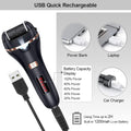 Revitalize Your Feet with the Electric Foot File Callus Remover - Rechargeable Pedicure Kit with 3 Roller Heads and 2 Speed Settings for Smooth, Soft Skin