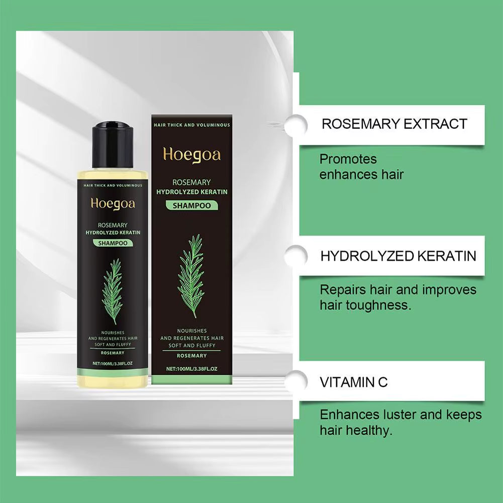 Revitalize Your Hair with Our Organic Rosemary Hair Growth Shampoo - Perfect for Thinning Hair!